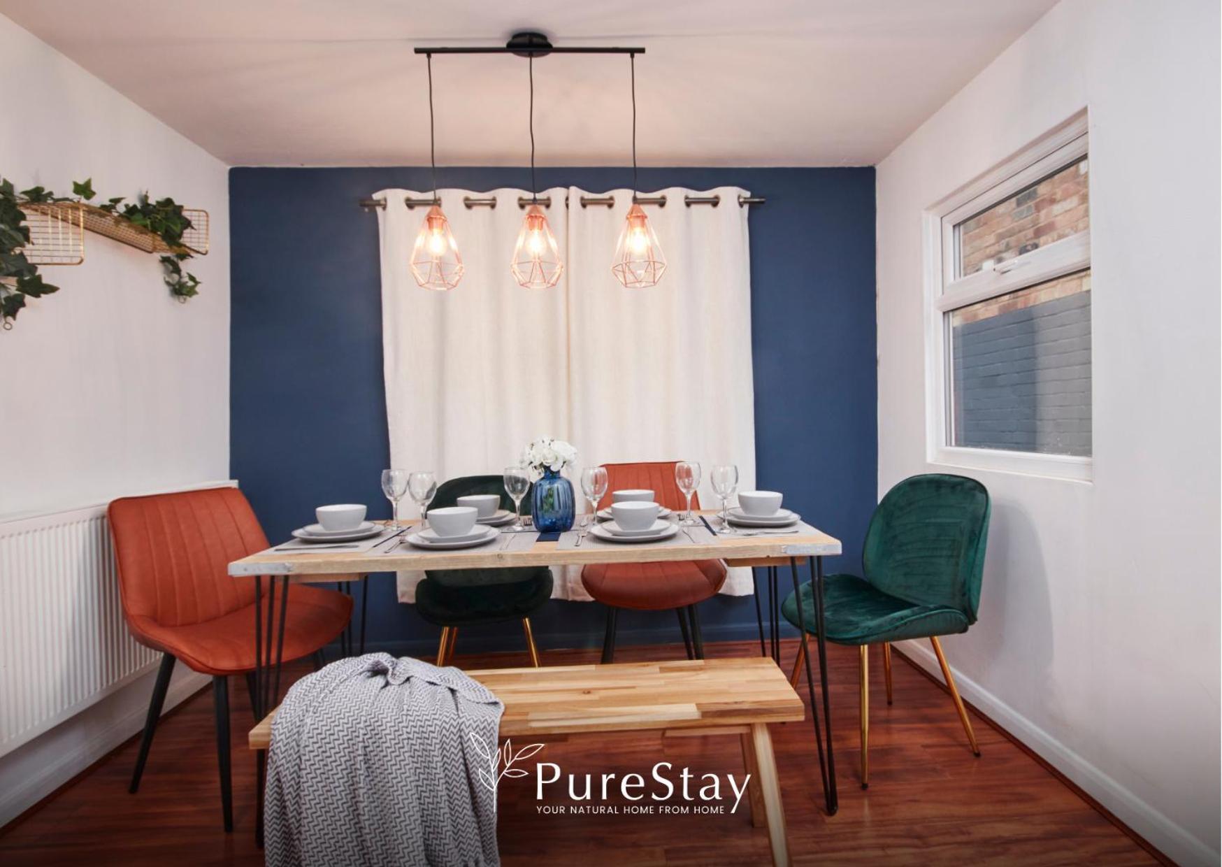 5 Bed House In Leamington Spa Perfect For Contractors With 7 Beds By Purestay - 14 Night Min! 外观 照片